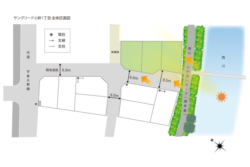 サングリード小針1丁目_区画図